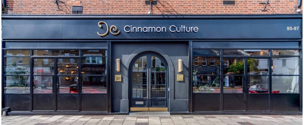 Cinnamon Culture Indian restaurant | New frontage | Interior Designers